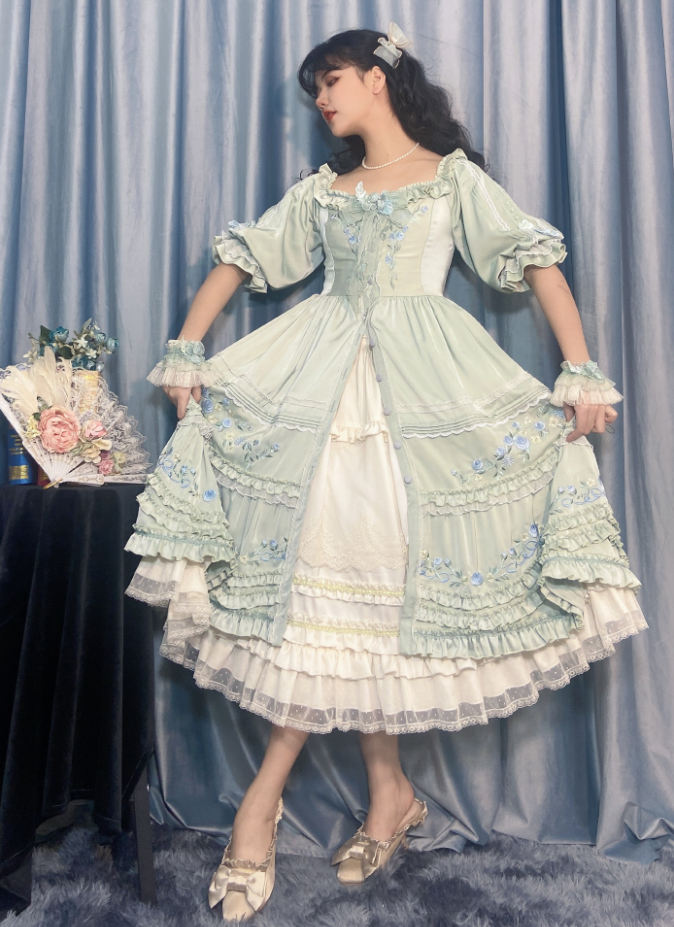 OP Set ♥Ready to Ship♥Former Days Souvenirs♥Hime Lolita Dress