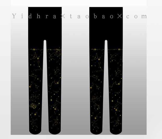 Fly in The Starry Sky Tights By Yidhra