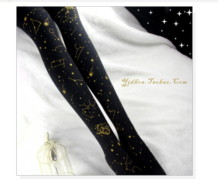 Fly in The Starry Sky Tights By Yidhra