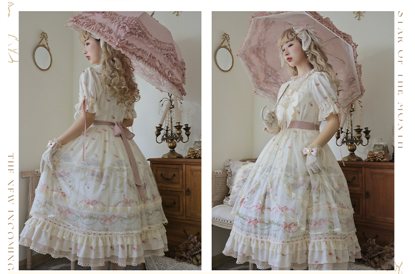 JSK & OP♥Ready to Ship♥Star of Moon♥Sweet Lolita Dress