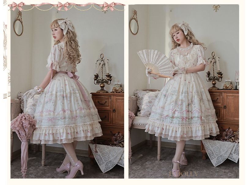 JSK & OP♥Ready to Ship♥Star of Moon♥Sweet Lolita Dress