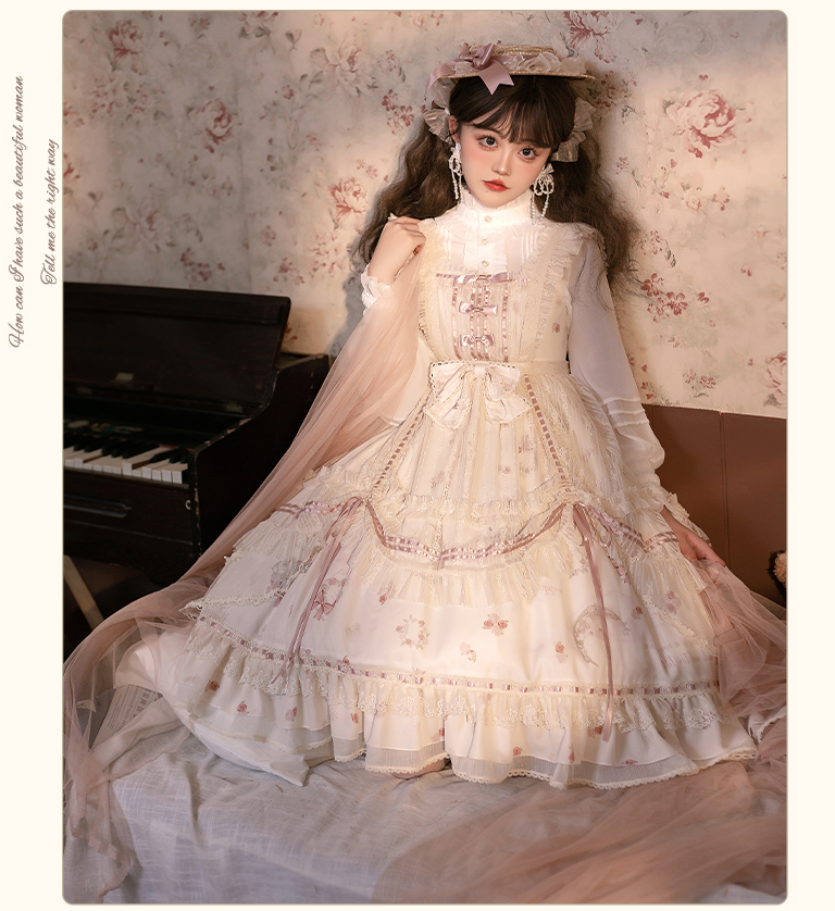 JSK & OP♥Ready to Ship♥Star of Moon♥Sweet Lolita Dress
