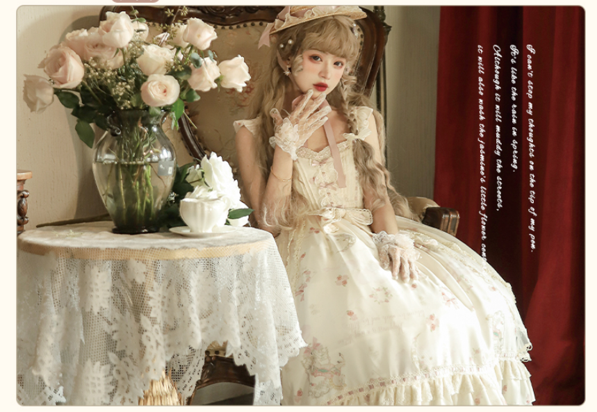 JSK & OP♥Ready to Ship♥Star of Moon♥Sweet Lolita Dress