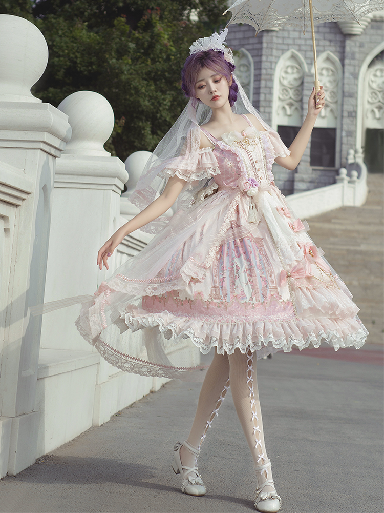 JSK Set ♥Ready to Ship♥Song in the moonlight ♥Hime Lolita Dress