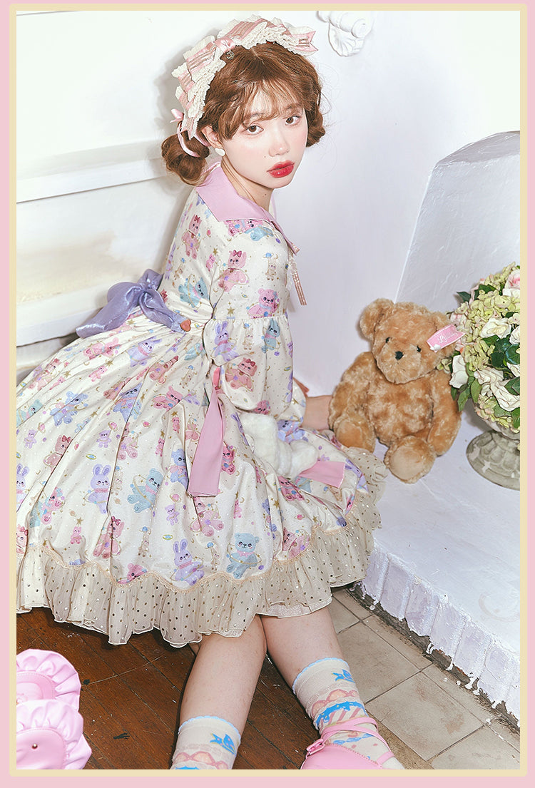 OP Dress♥Ready to Ship♥Starry Puppet♥ Sweet Lolita Dress
