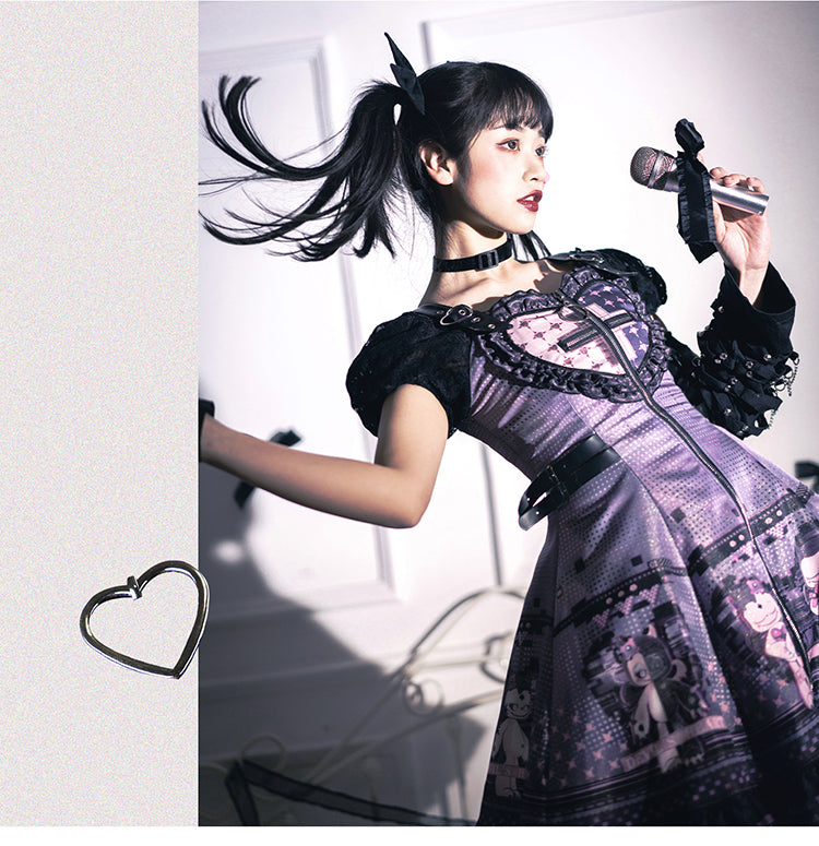 JSK ♥Ready to Ship♥Devil's Heart♥Gothic Lolita Dress
