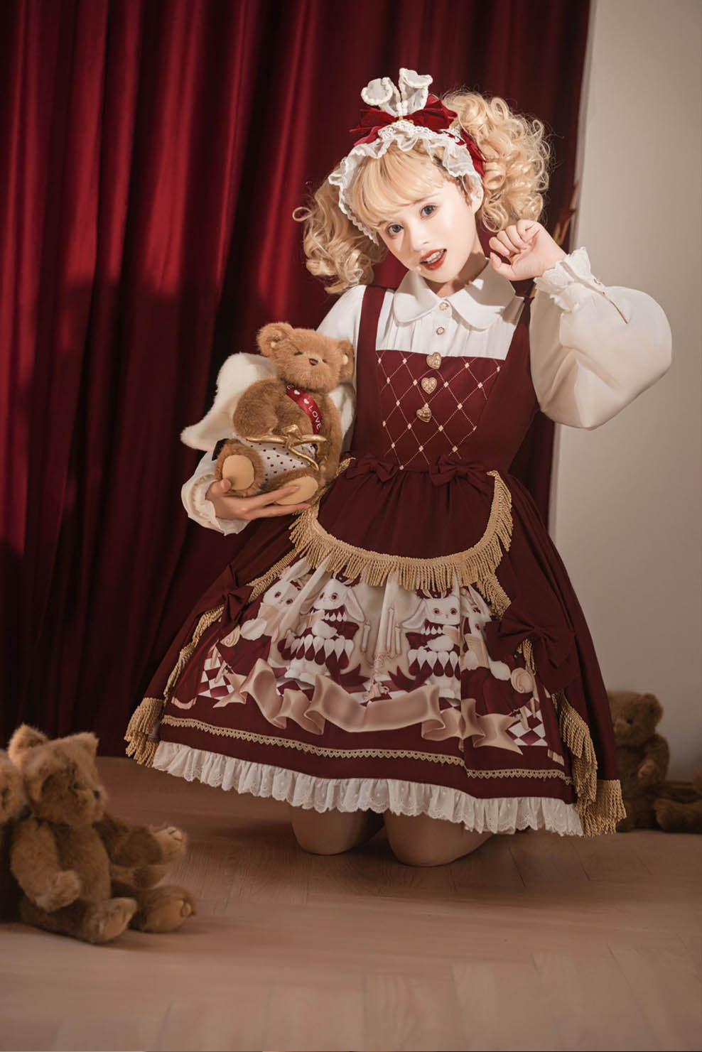 OP♥Ready to Ship♥Bunny Reading Club♥Lolita Dress