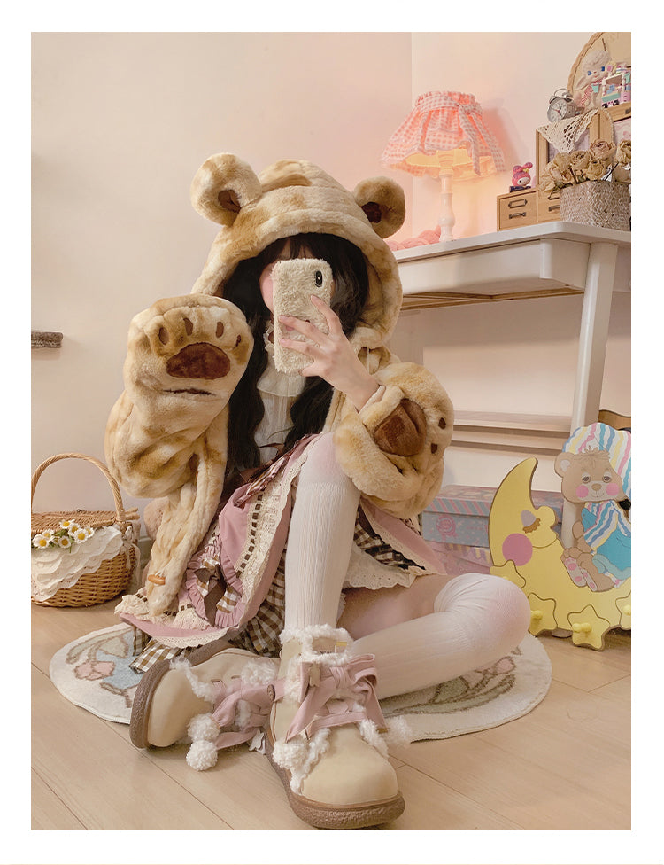 Winter Coats♥Ready to Ship♥Lying Bear♥Sweet Lolita