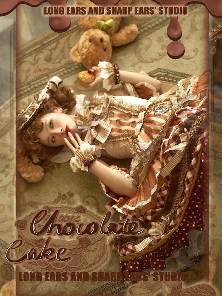 JSK Full Set ♥Pre-order♥Chocolate Cake ♥Sweet Lolita Dress