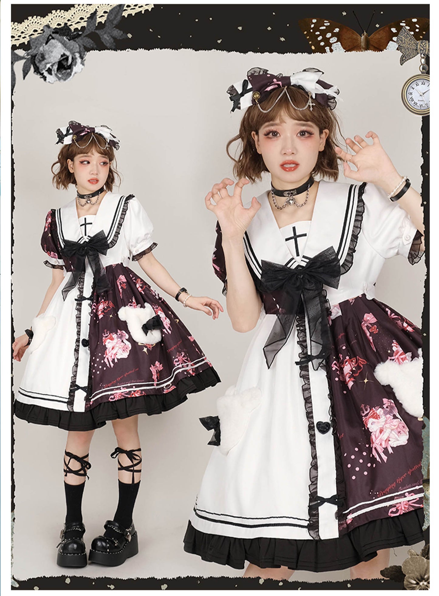 OP Dress♥Ready to Ship♥ Strawberry Bear ♥Sweet Lolita Dress