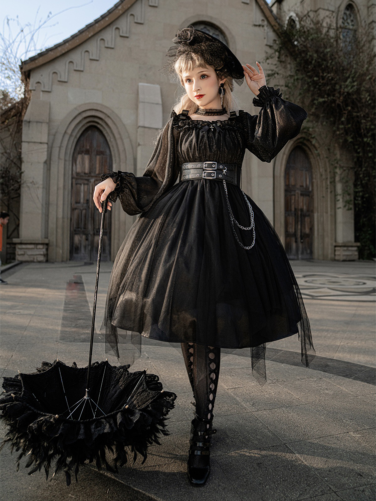 OP ♥Ready to Ship♥Shadow Maiden Killer♥Gothic Lolita Dress