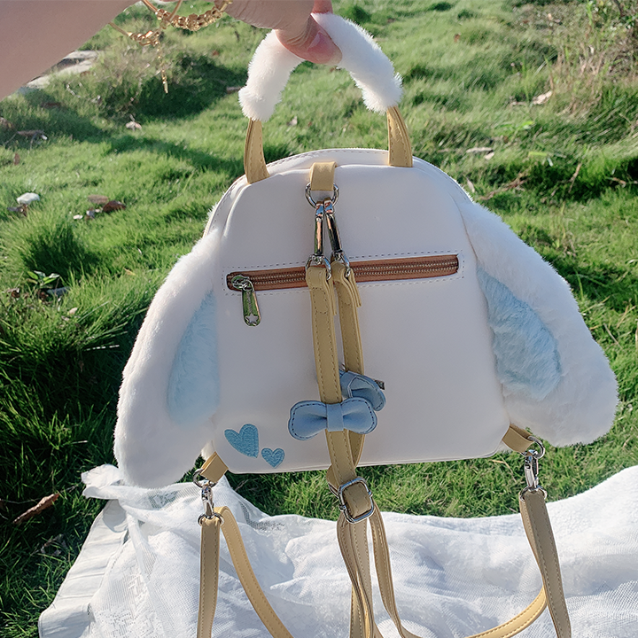 Sweet Casual Lolita Rabbit Backpack /Crossbody bags/ Handhold 3 way
