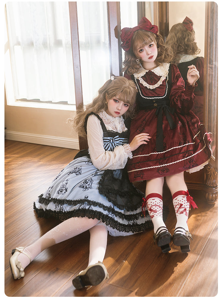 OP/ JSK♥ Ready to Ship♥Puppet Rabbit♥Sweet Lolita Dress