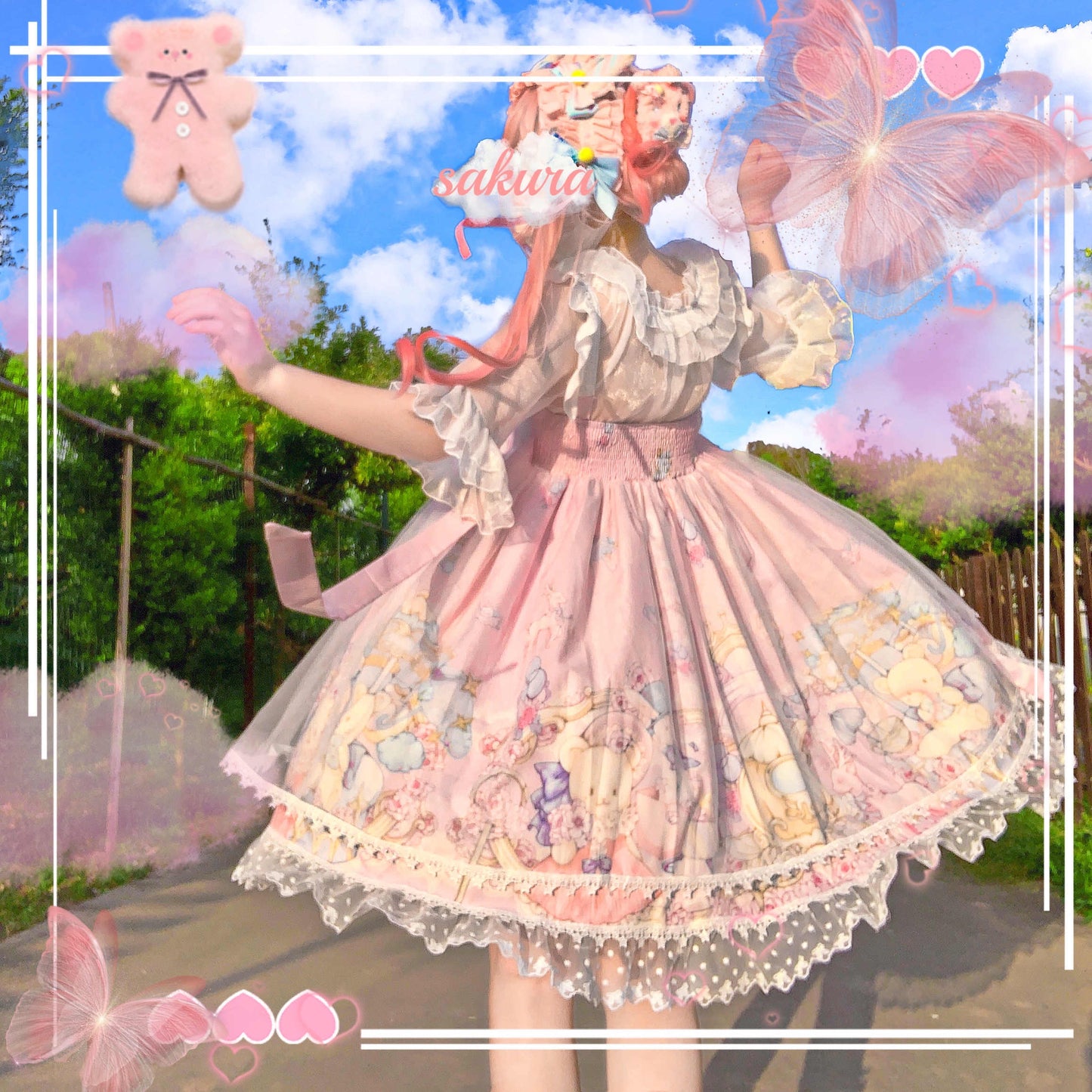 JSK Dress♥Ready to Ship♥Party Bear ♥ Sweet Lolita Dress