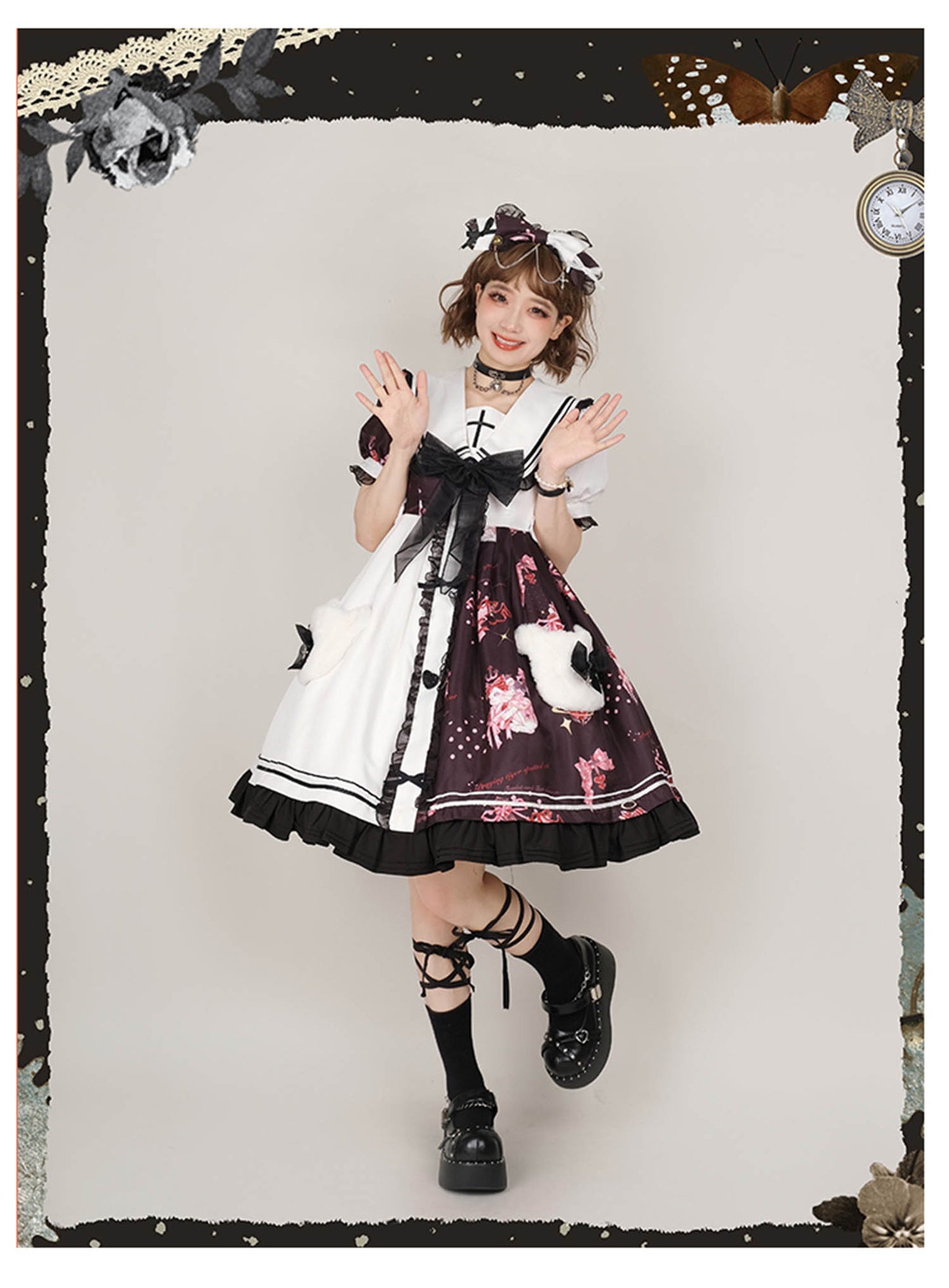 OP Dress♥Ready to Ship♥ Strawberry Bear ♥Sweet Lolita Dress