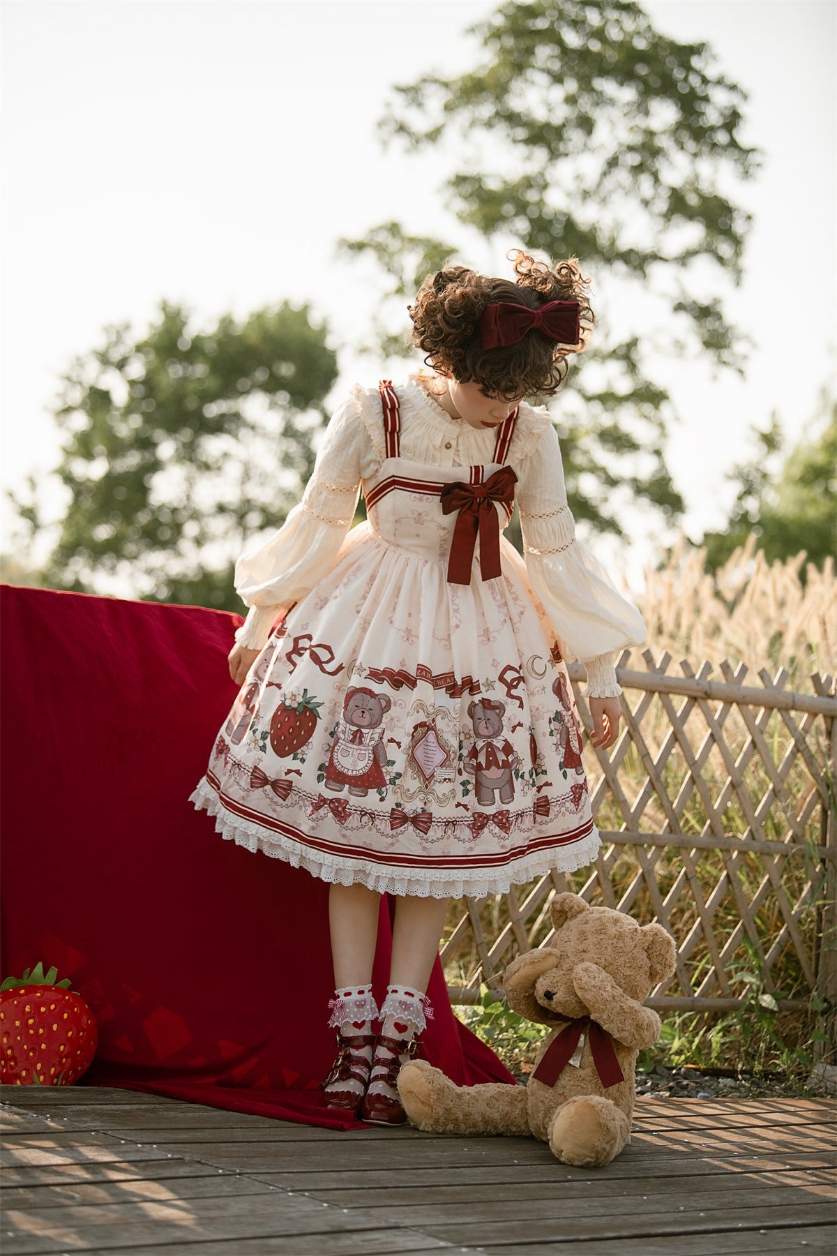 JSK & Coat Set♥ Ready to Ship ♥Winter gift♥Sweet Lolita Dress