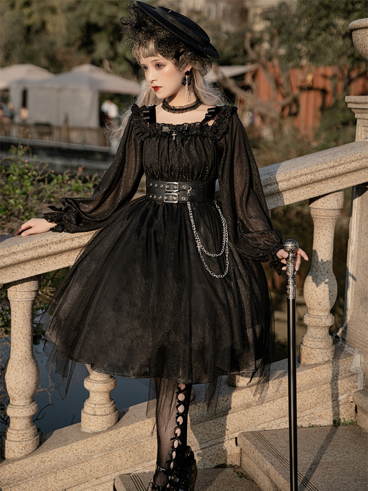 OP ♥Ready to Ship♥Shadow Maiden Killer♥Gothic Lolita Dress
