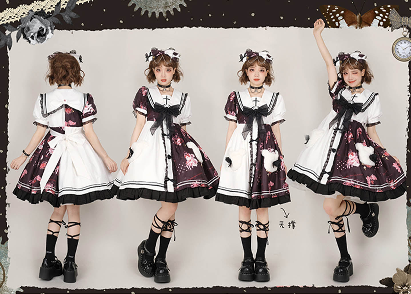 OP Dress♥Ready to Ship♥ Strawberry Bear ♥Sweet Lolita Dress