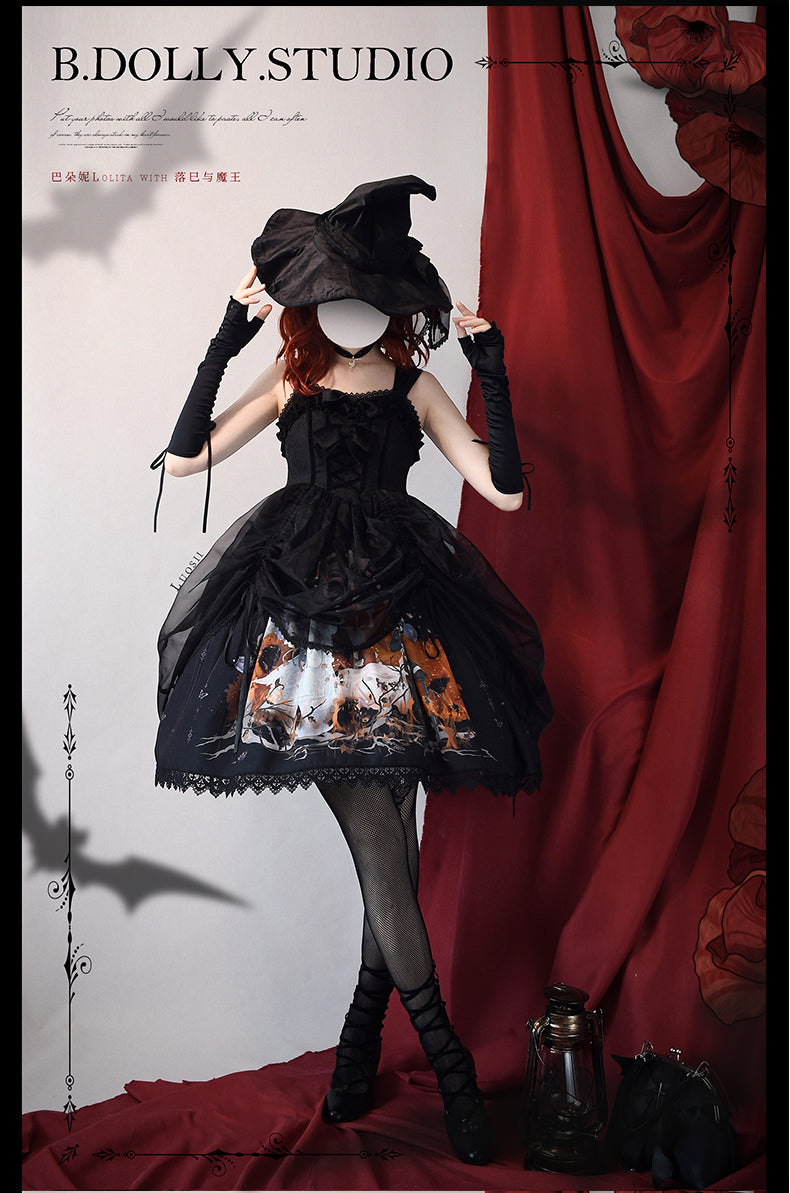 JSK Dress♥Ready to Ship♥ Red Rabbit Witch ♥Gothic Lolita Dress