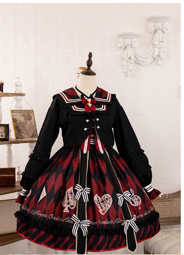 JSK&Coat set♥Ready to Ship♥Sweetheart Alice♥Sweet Lolita Dress