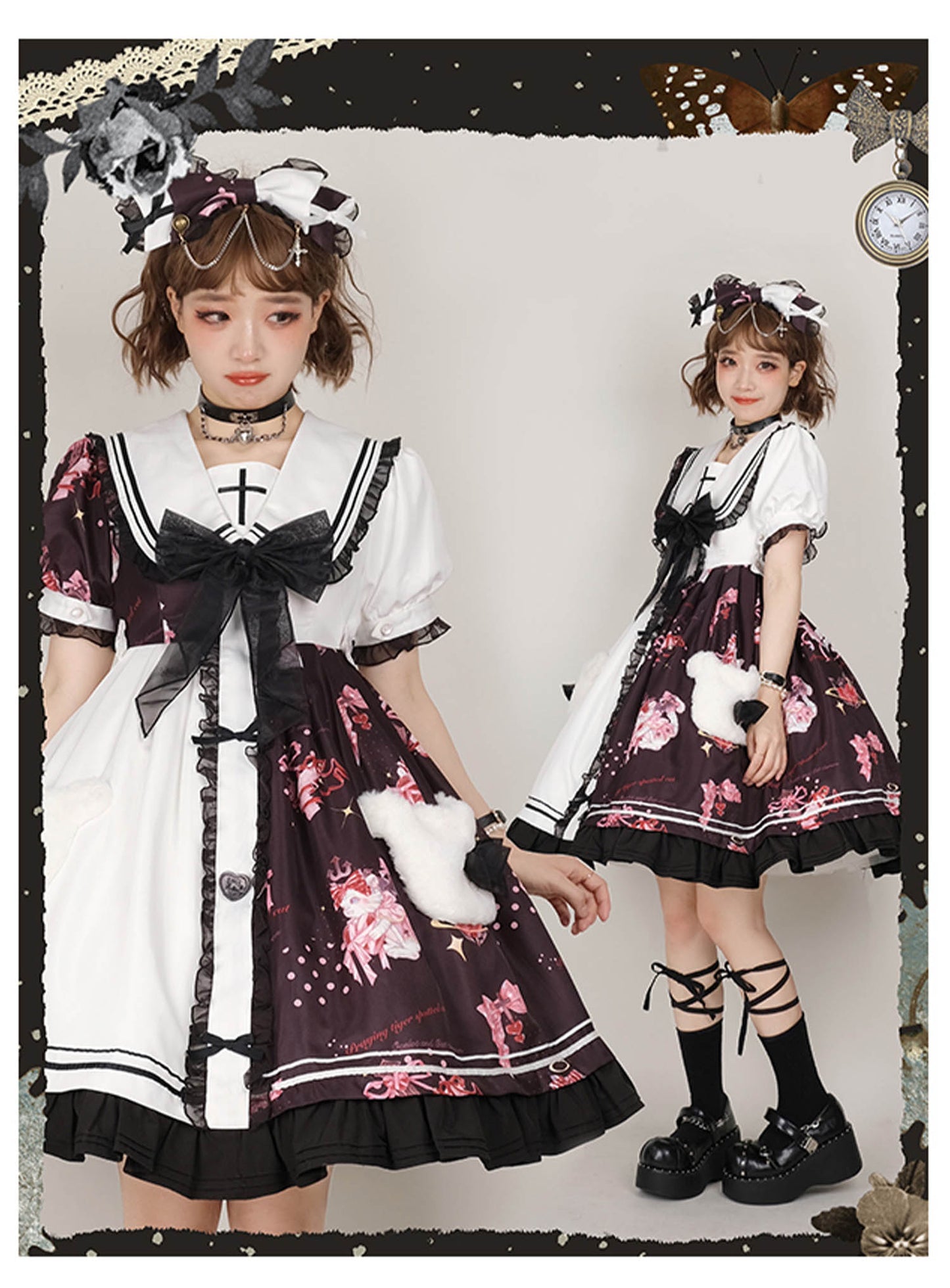 OP Dress♥Ready to Ship♥ Strawberry Bear ♥Sweet Lolita Dress