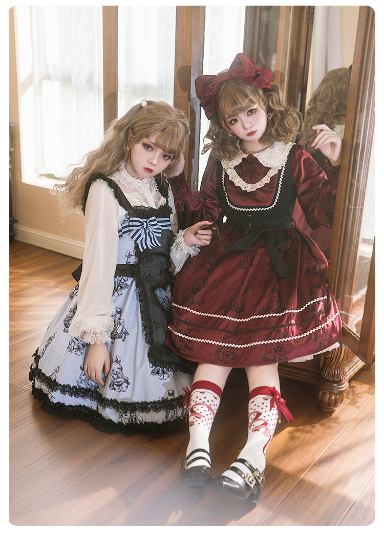 OP/ JSK♥ Ready to Ship♥Puppet Rabbit♥Sweet Lolita Dress