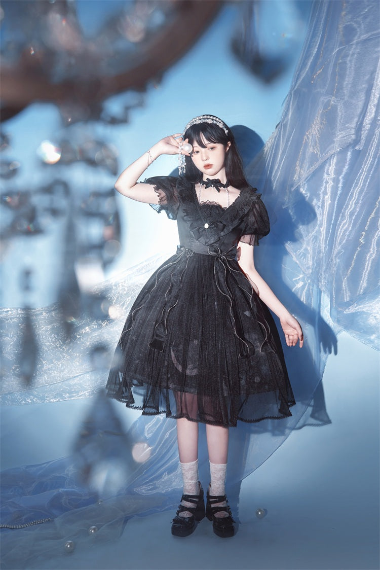 OP♥Ready to Ship♥Planet Butterfly♥Sweet Lolita Dress