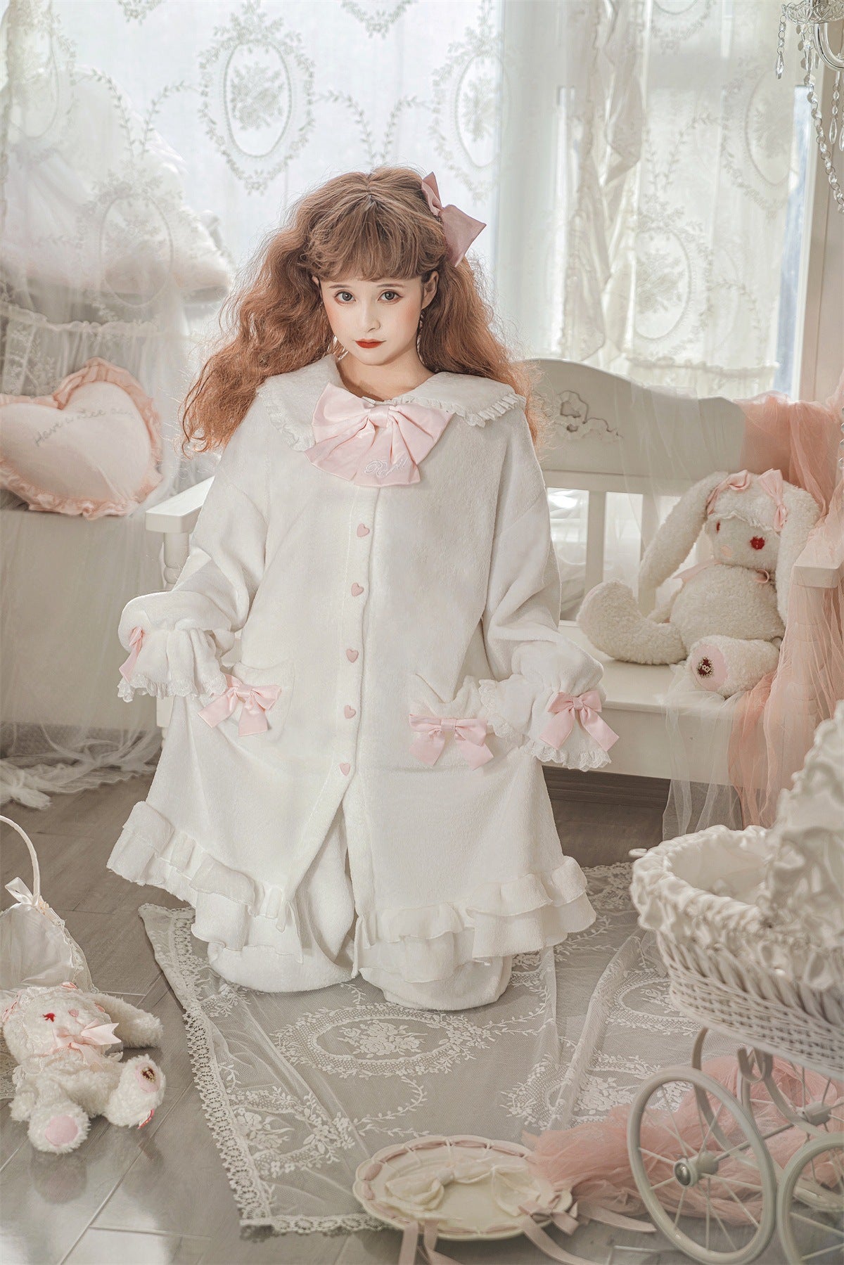 Pyjamas♥Ready to Ship♥Mianmian Rabbit♥Sweet Lolita Sleepwear & Lounge Wear