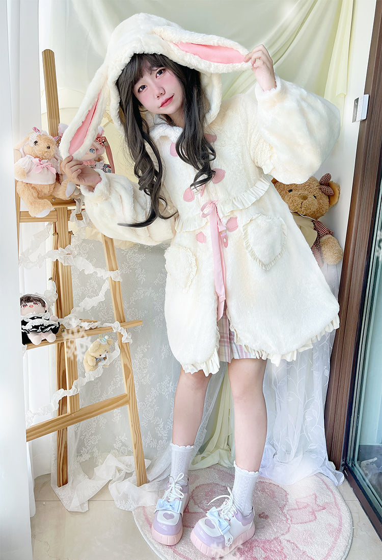 Winter Coats♥Ready to Ship♥Long Eared Rabbit♥Sweet Lolita Coat