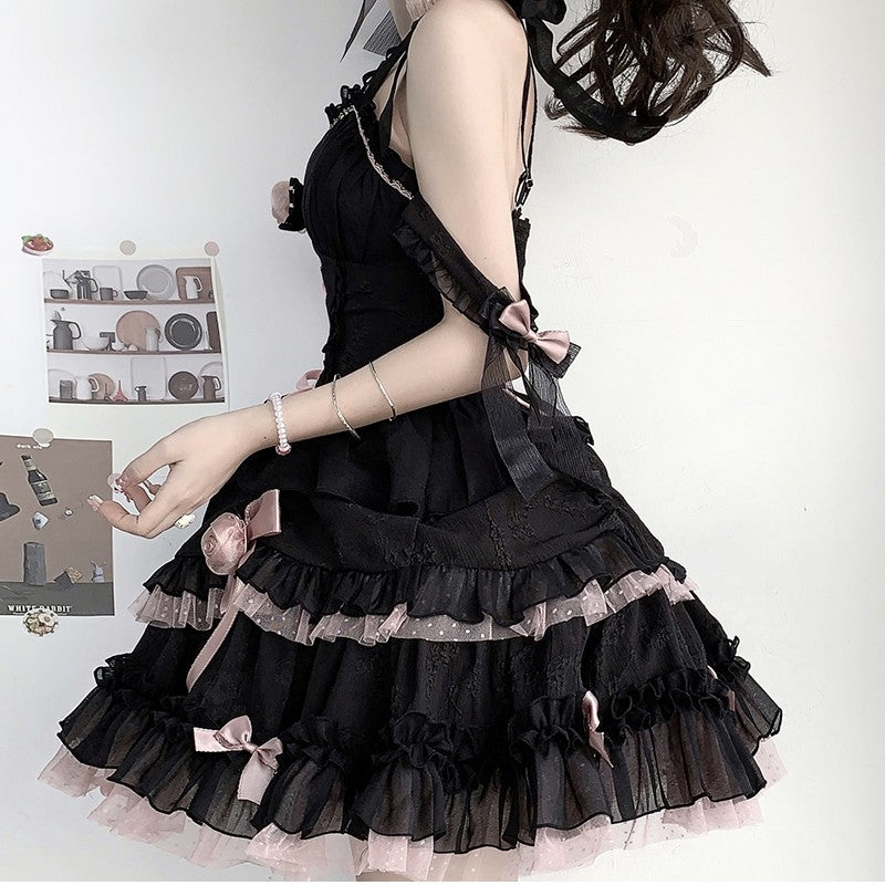 JSK♥ Ready to Ship♥Midnight Rose♥Gothic Lolita Dress