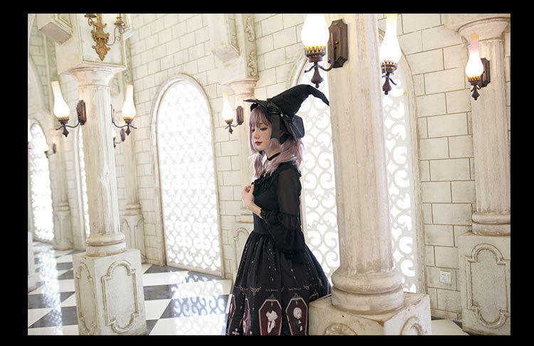 JSK Dress♥Ready to Ship♥Whisper of Night♥Gothic Lolita Dress