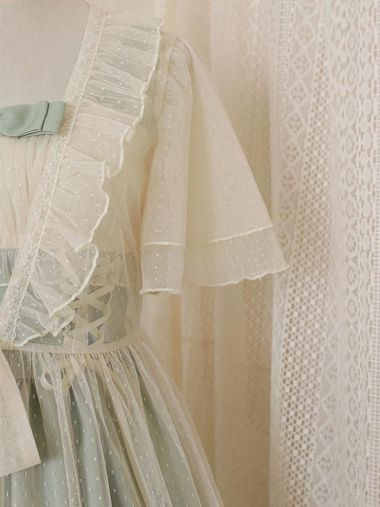 JSK & Lace Overall ♥Ready to Ship♥Sunflower Story♥Sweet Lolita Dress