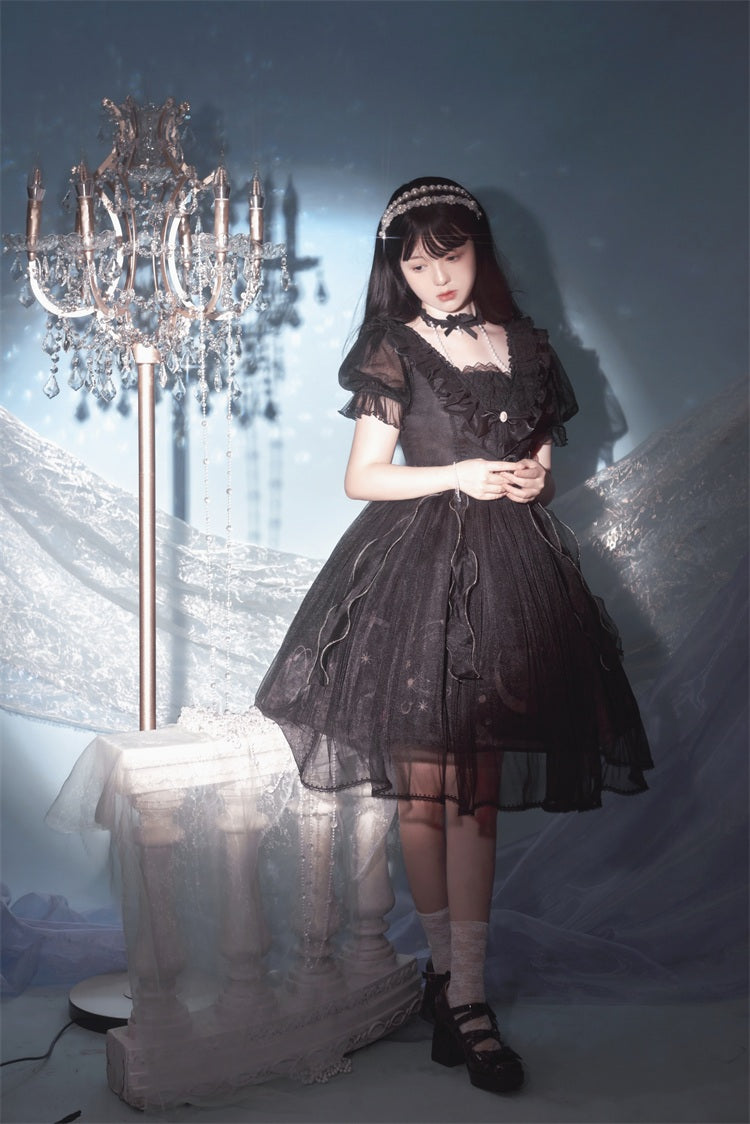 OP♥Ready to Ship♥Planet Butterfly♥Sweet Lolita Dress