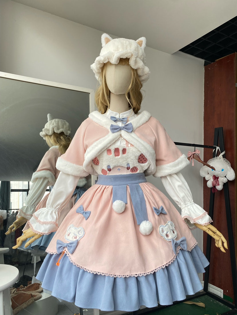 Winter JSK & Coats♥Pre-order 2 weeks♥Winter Sleeping Bear♥Sweet Lolita