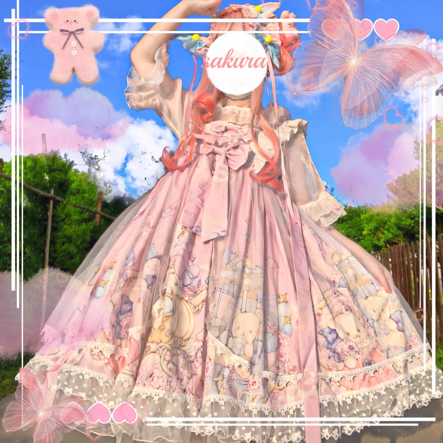 JSK Dress♥Ready to Ship♥Party Bear ♥ Sweet Lolita Dress