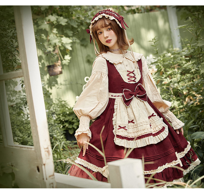 JSK & Cape♥ Ready to Ship♥Little Red Riding Hood ♥ Sweet Lolita dress