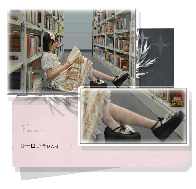 Ribbon Doll Lolita Tights By Yidhra