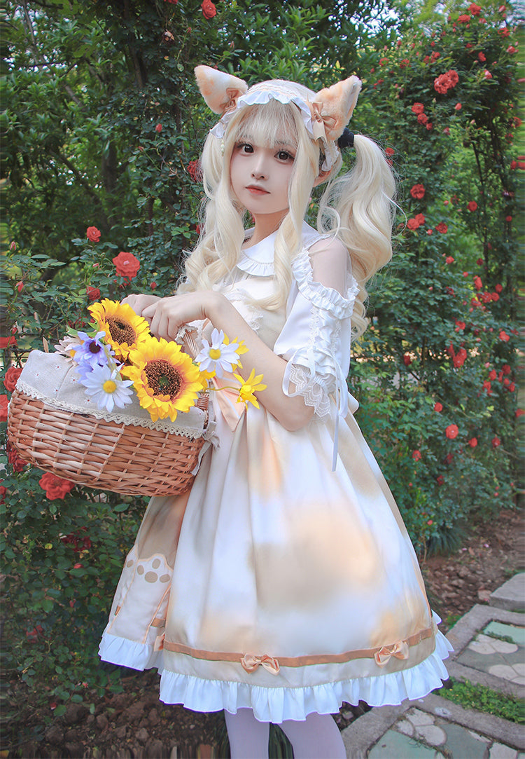 JSK ♥Ready to Ship♥Lazy Kitten♥Sweet Lolita Dress