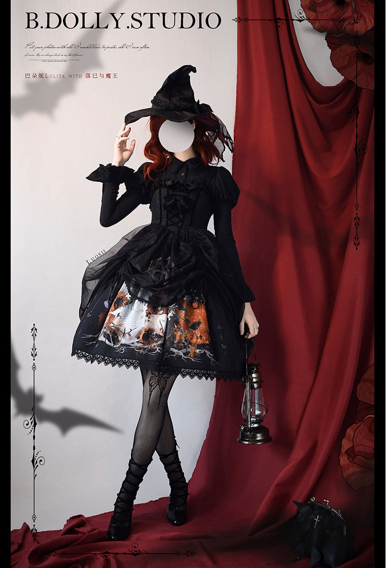 JSK Dress♥Ready to Ship♥ Red Rabbit Witch ♥Gothic Lolita Dress