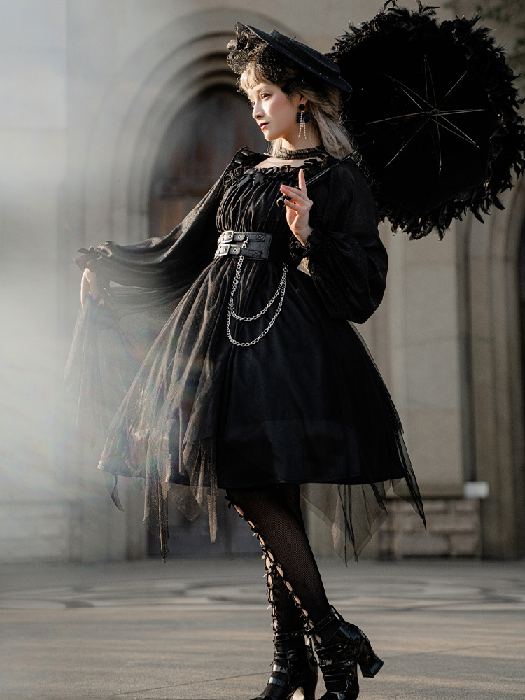 OP ♥Ready to Ship♥Shadow Maiden Killer♥Gothic Lolita Dress