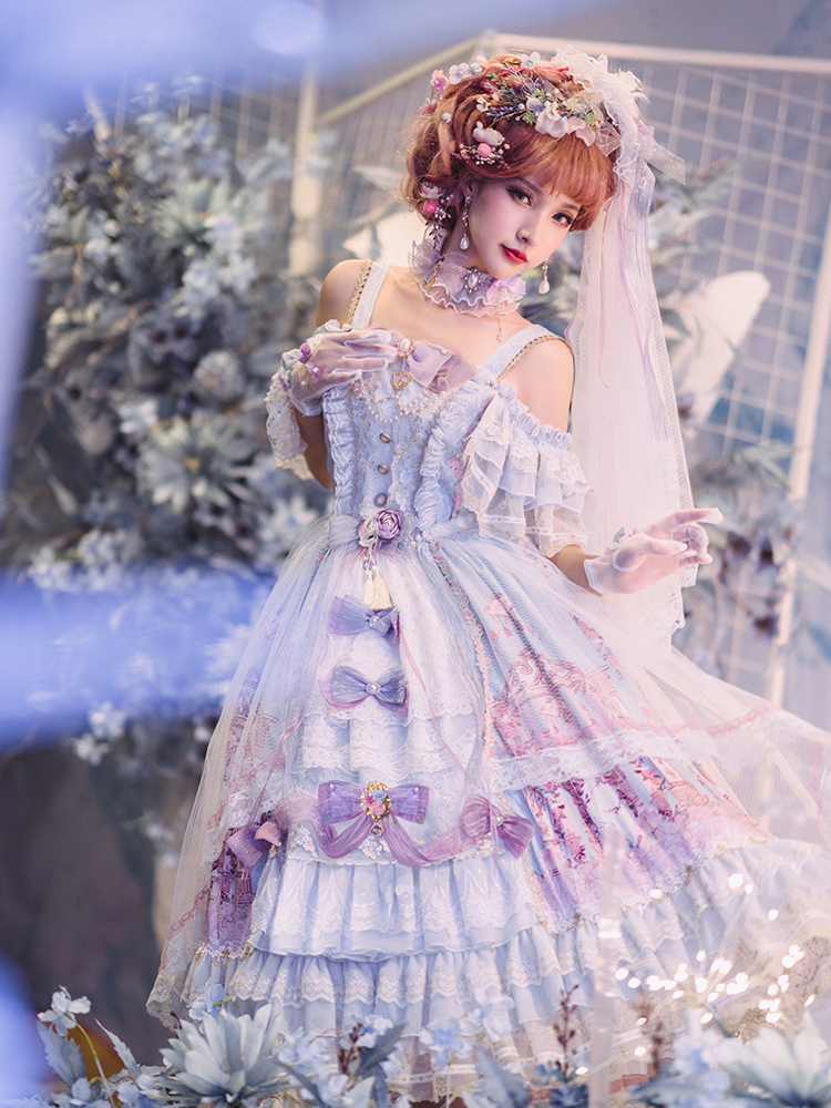 JSK Set ♥Ready to Ship♥Song in the moonlight ♥Hime Lolita Dress