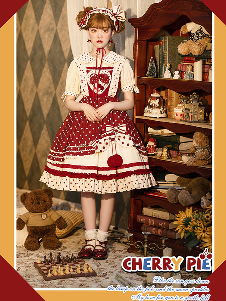 Cherry Dress, You are my sweet strawberry pie girl made with freshness and love Summer dress check it out outlets