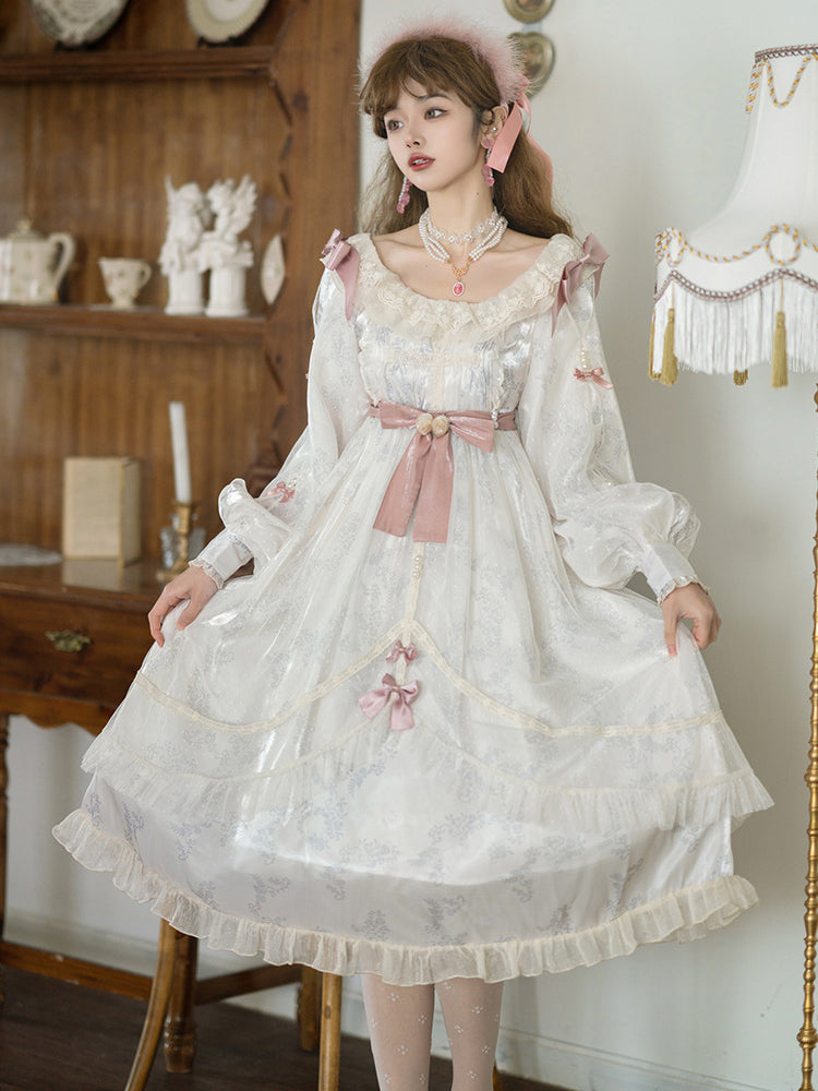 OPReady to ShipWhite RoseClassic Lolita Dress nbsama OPReady to ShipWhite RoseClassic Lolita Dress nbsama