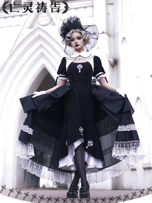 OP♥Ready to Ship♥Prayer of the Dead♥Gothic Lolita Dress
