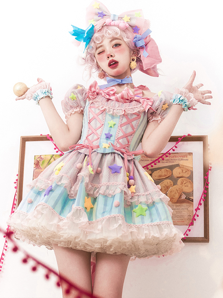 OP Dress Full Set Ready to Ship 1 Month Sugar Magic Sweet Lolita Dre