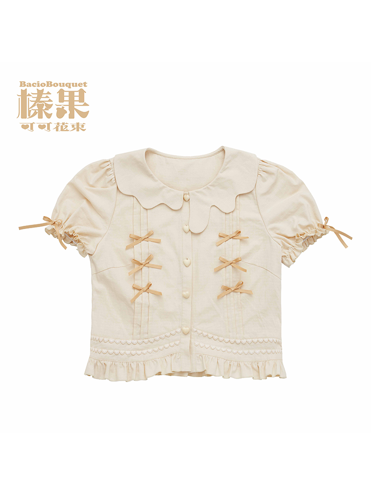 My Sweetie Coco Short Sleeve Blouse by BacioBouquet