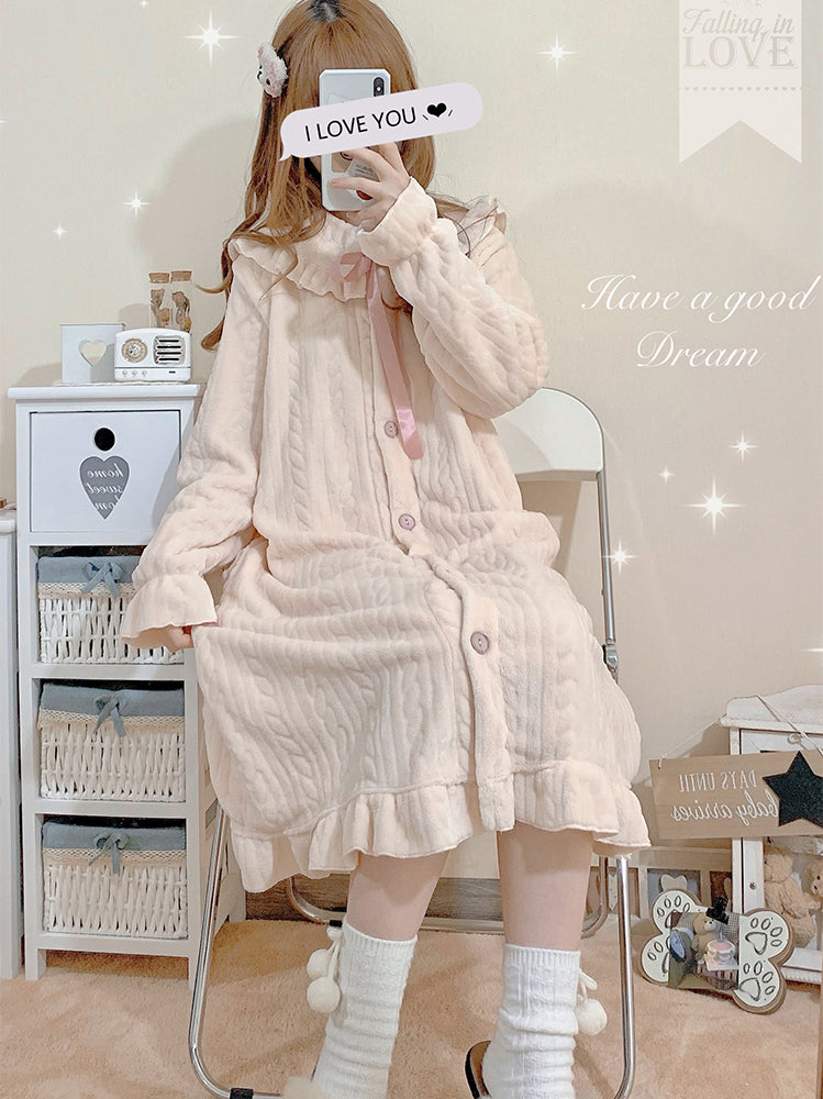 Night Dress♥Ready to Ship♥Steamed Creamy Custard Bun♥Sweet Lolita Sleepwear & Lounge Wear