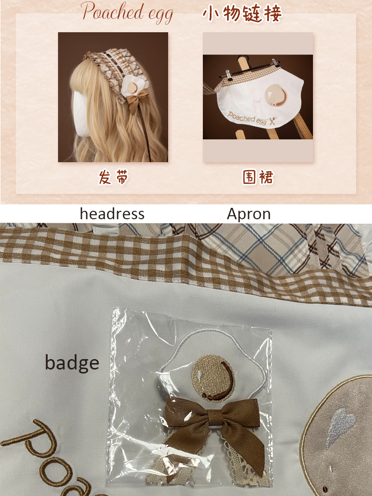 OP♥Ready to Ship♥Poached Egg♥Sweet Lolita Dress