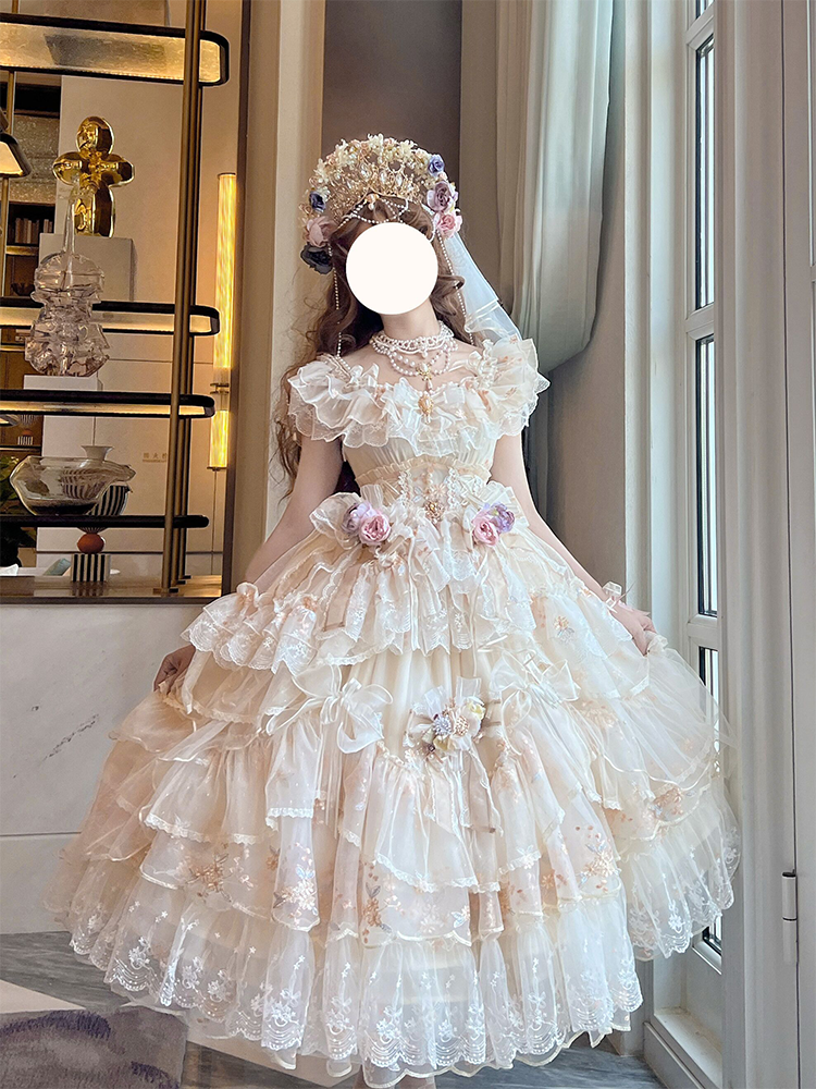 JSK Dress♥Pre-order-2 Months♥ Flower God Flora ♥Hime Lolita Dress