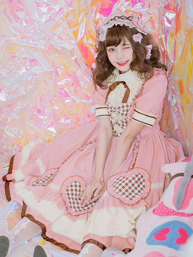 OP ♥Ready to Ship♥ To My Little Cherry ♥ Sweet Lolita Long Sleeve Dress